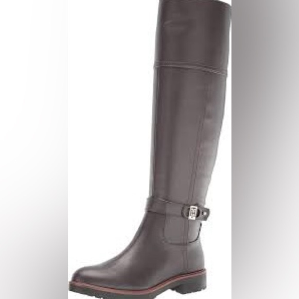Tommy Hilfiger Dark Brown Boots worn 1 time